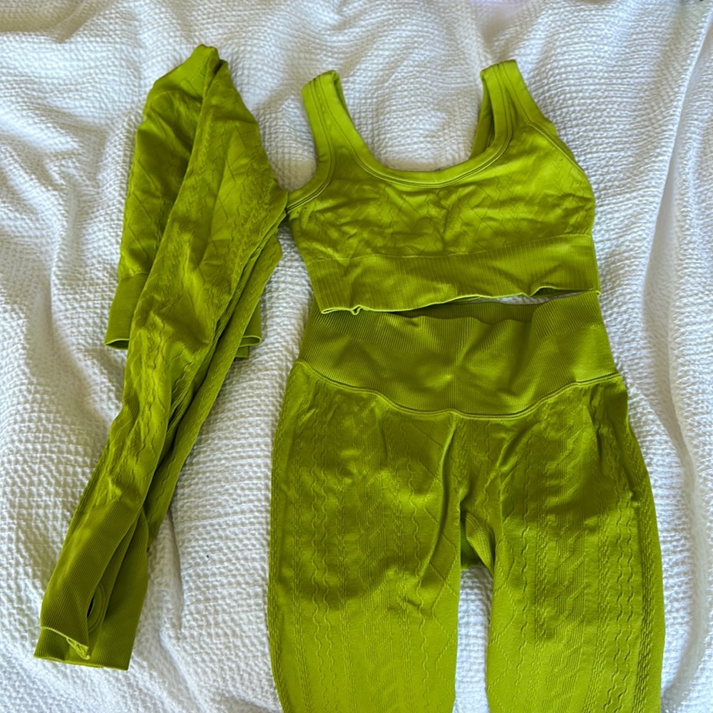 Three piece workout set